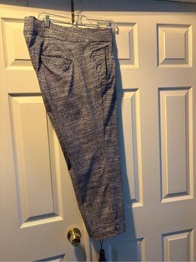 Lane Bryant Blue Tweed Ankle Pants